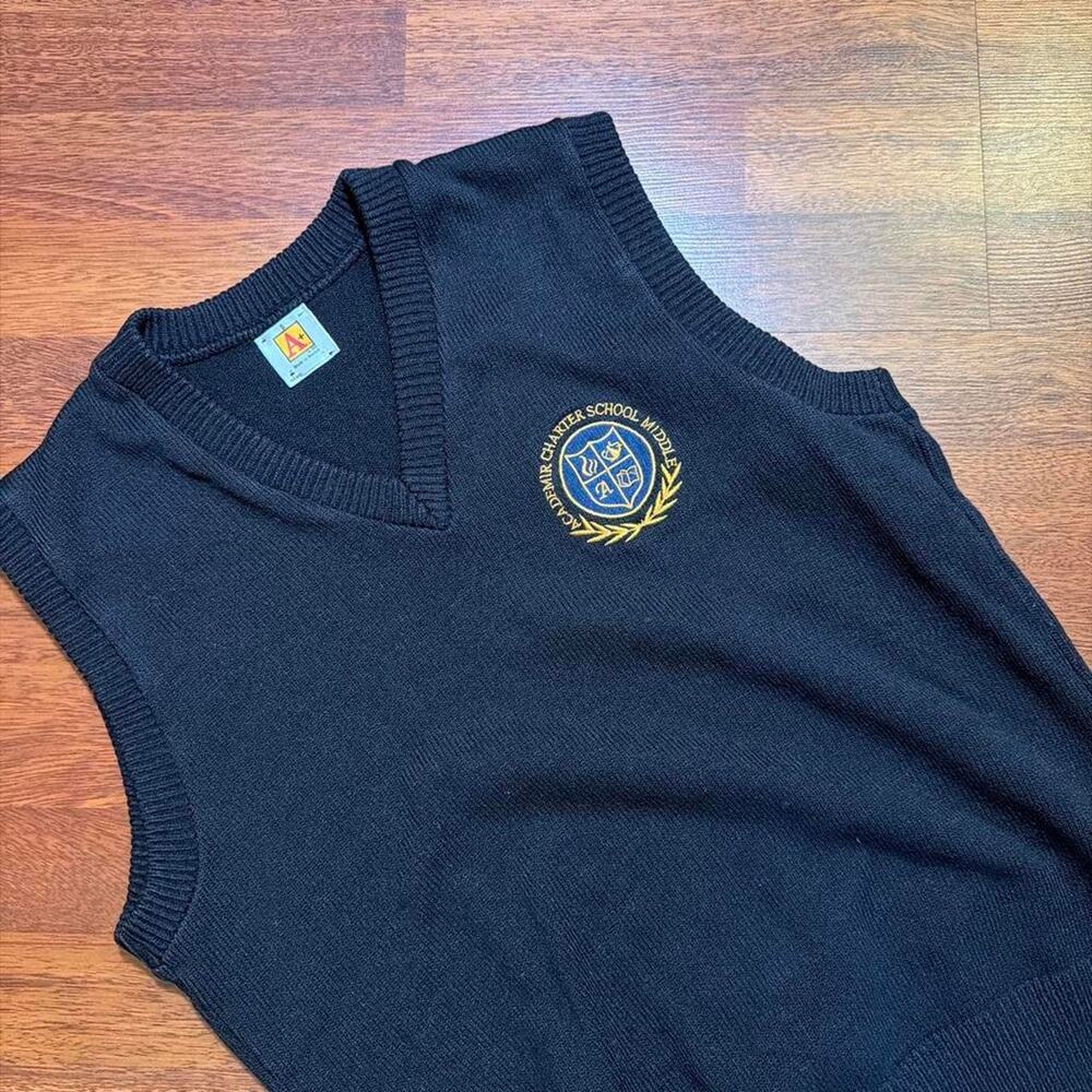 Academir charter school v neck sweater
